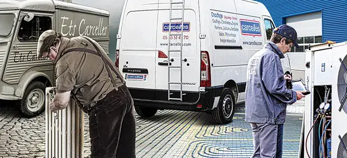 Photo Carcelles avant et maintenant