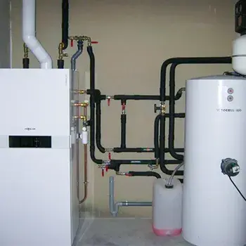 Chaudière en sous-sol